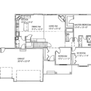 The McKenna: 3 bed, 2 bath floor plan